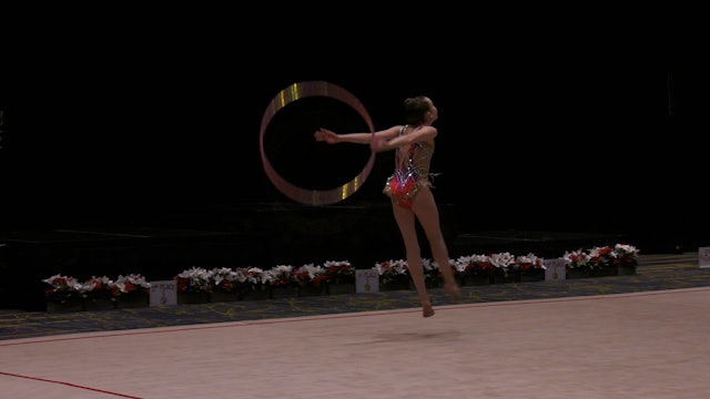 Alina Troyanker - Hoop - 2022 Rhythmic Invitational - Junior 2008