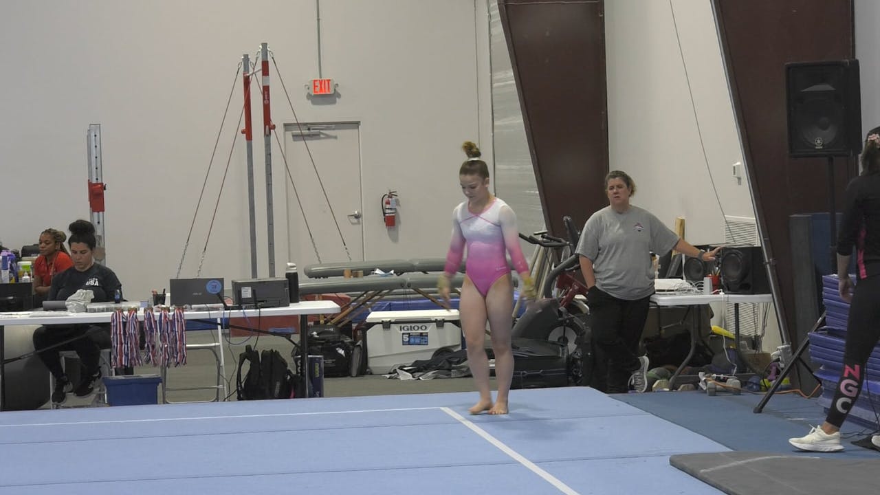 Tori Kitzmiller Floor Exercise 2022 Hopes Classic 13 14 Age Group