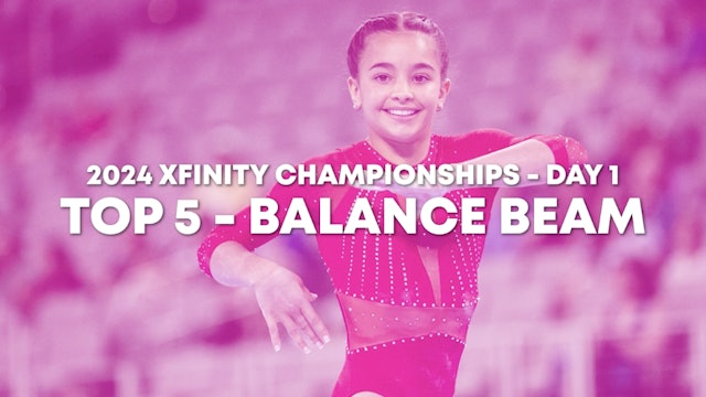Top 5 Routines - Balance Beam - Junior Women Day 1 - 2024 Xfinity US Champs