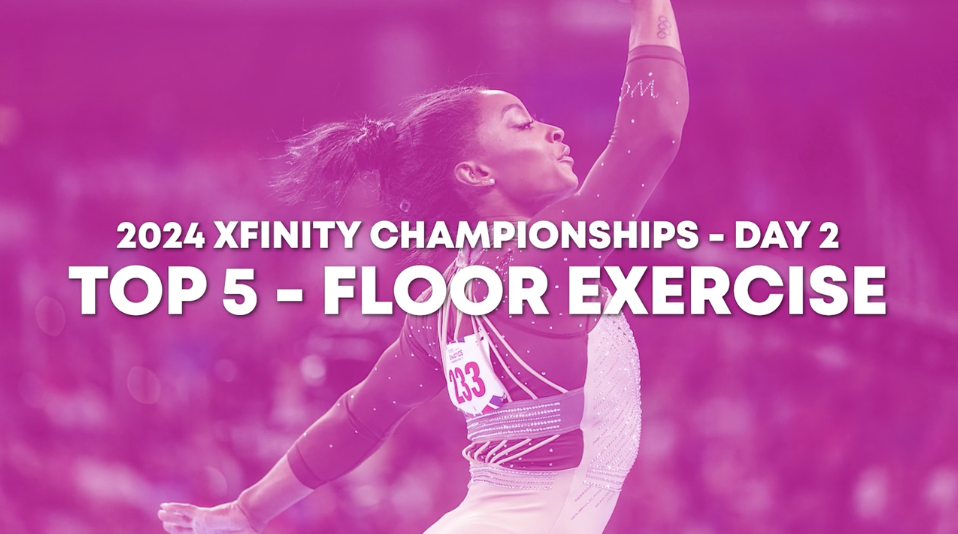 Top 5 Routines - Floor Ex. - Senior Women Day 2 - 2024 Xfinity US Championships
