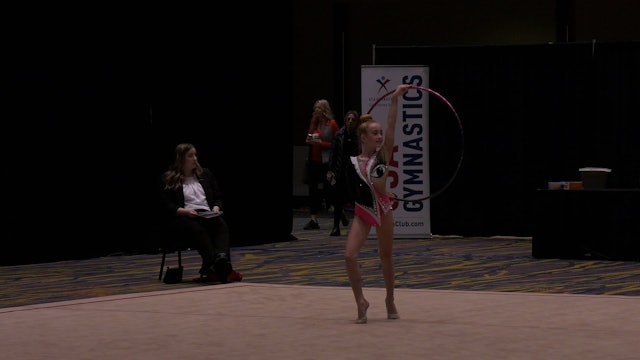 Ruth Kronmiller - Hoop - 2022 Rhythmic Invitational - Junior 2009