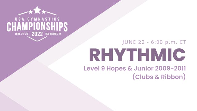 Level 9 Hopes & Jr 2009-2011 (CL & RB...