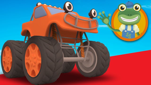 Max The Monster Truck Visits Gecko's Garage