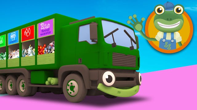 Rebecca the Recycling Truck visits Gecko's Garage