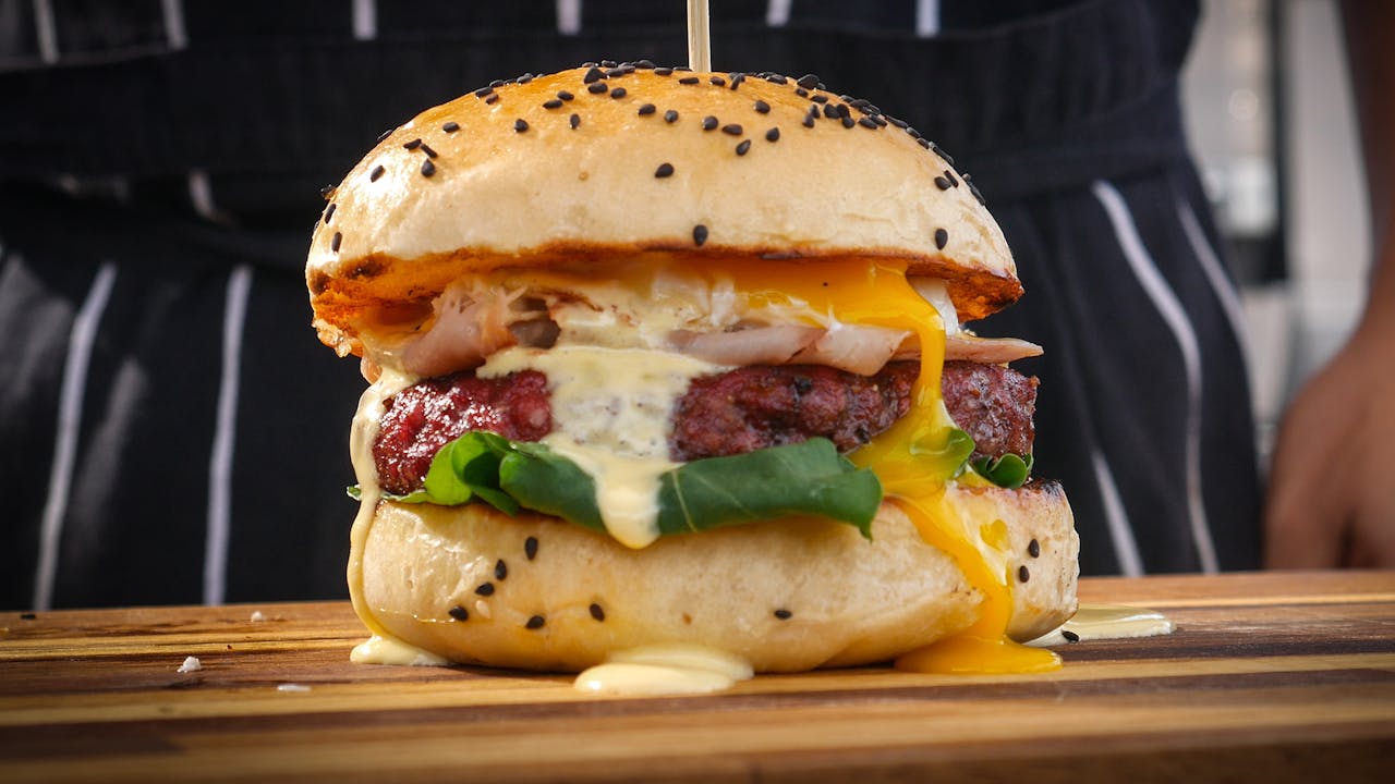 Hamburguesa benedict - Hamburguesas - Todo al Grill