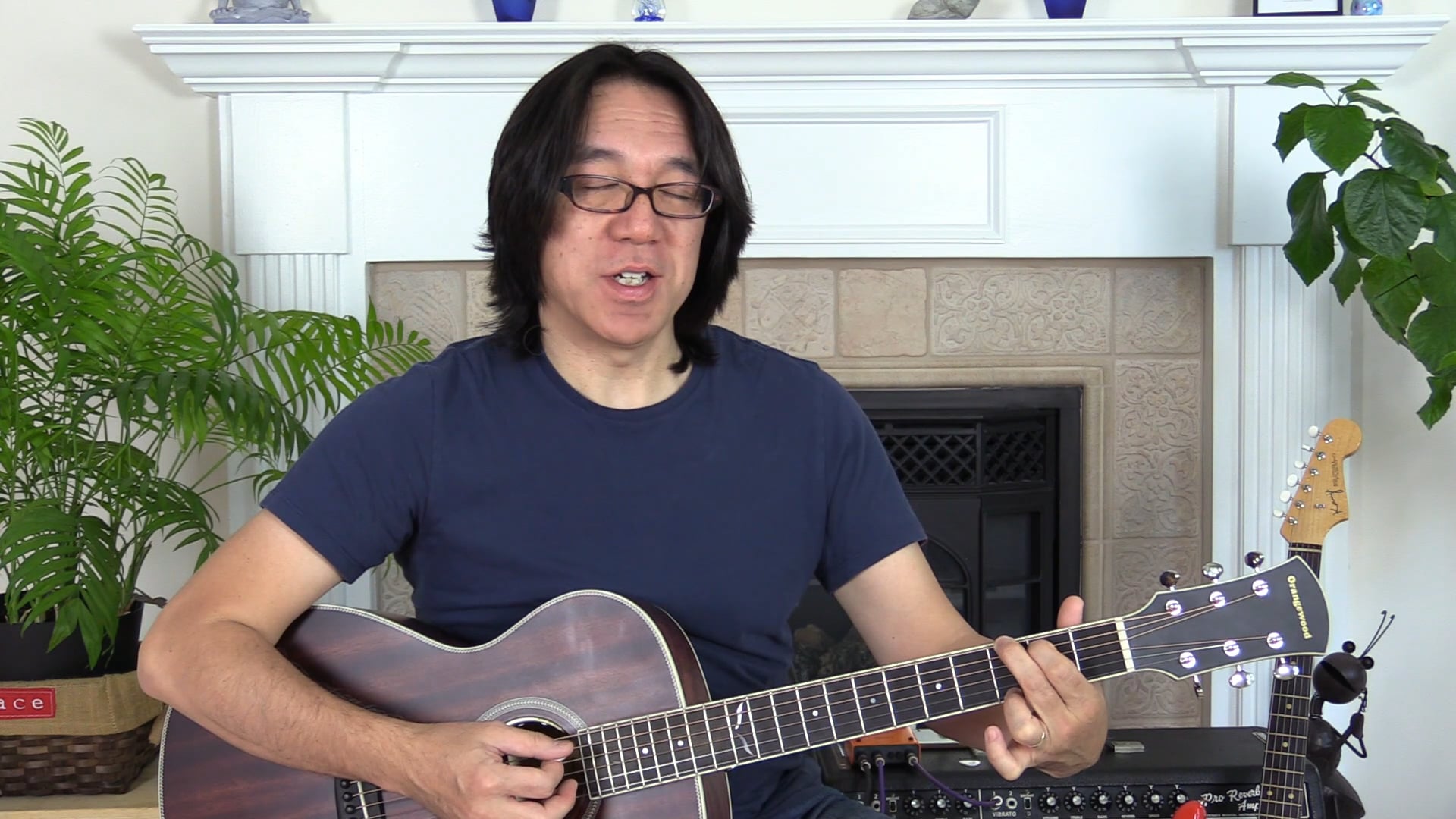 B7 Open Chords G E- C D Strumming Rhythm Tapping