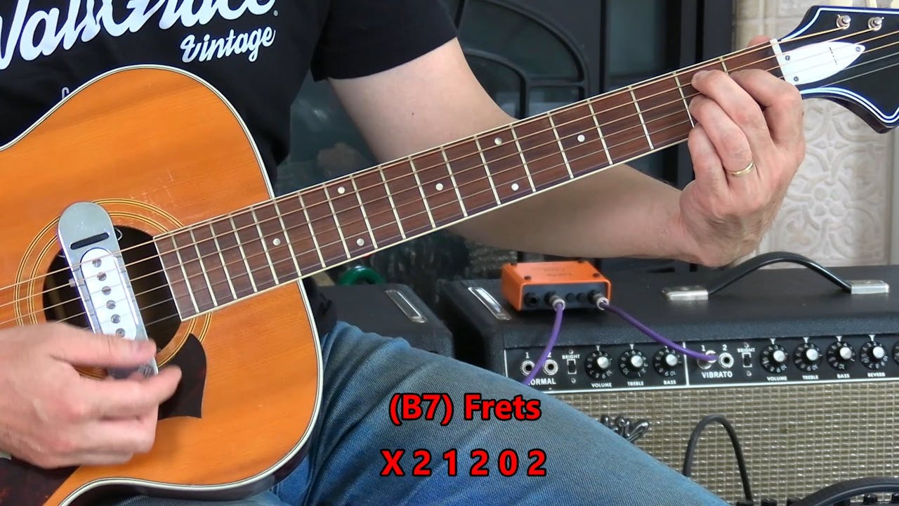 BL19. (Lesson 060) Fingerpicking Lightnin' Hopkins Blues Tomo