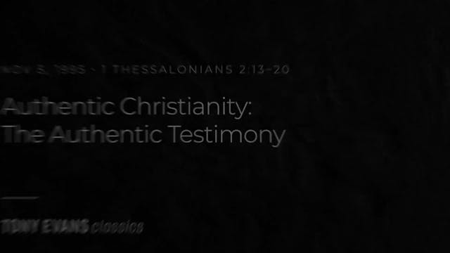 Authentic Christianity - The Authenti...