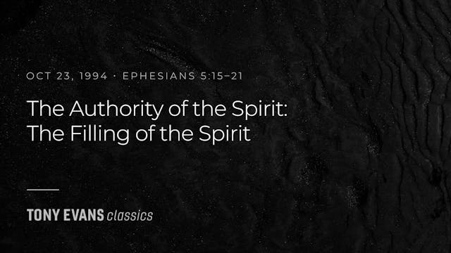 The Authority of the Spirit - The Fil...
