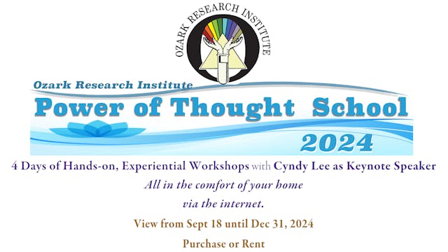 Entire ORI Power of Thought School Classes