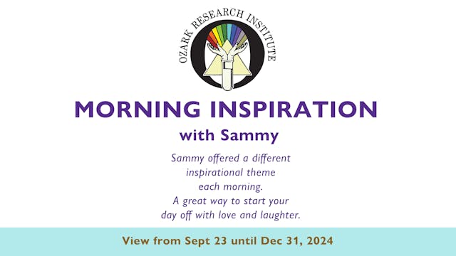 Morning Inspiration by Sammy