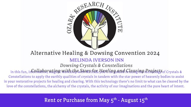 Melinda Iverson Inn Dowsing Crystals & Constellations workshop.