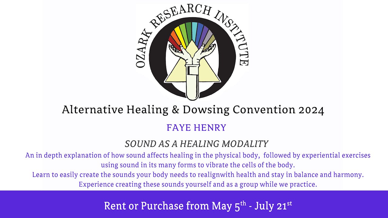 Faye Henry Sound as a Healing Modality