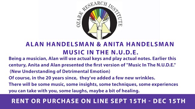 Alan Handelsman Keynote accompanied by Anita 