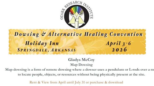 Gladys McCoy Map Dowsing