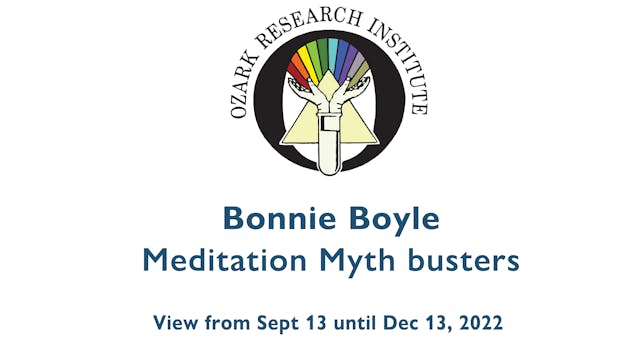 Bonnie O’Boyle, LPC — Meditation Myth busters