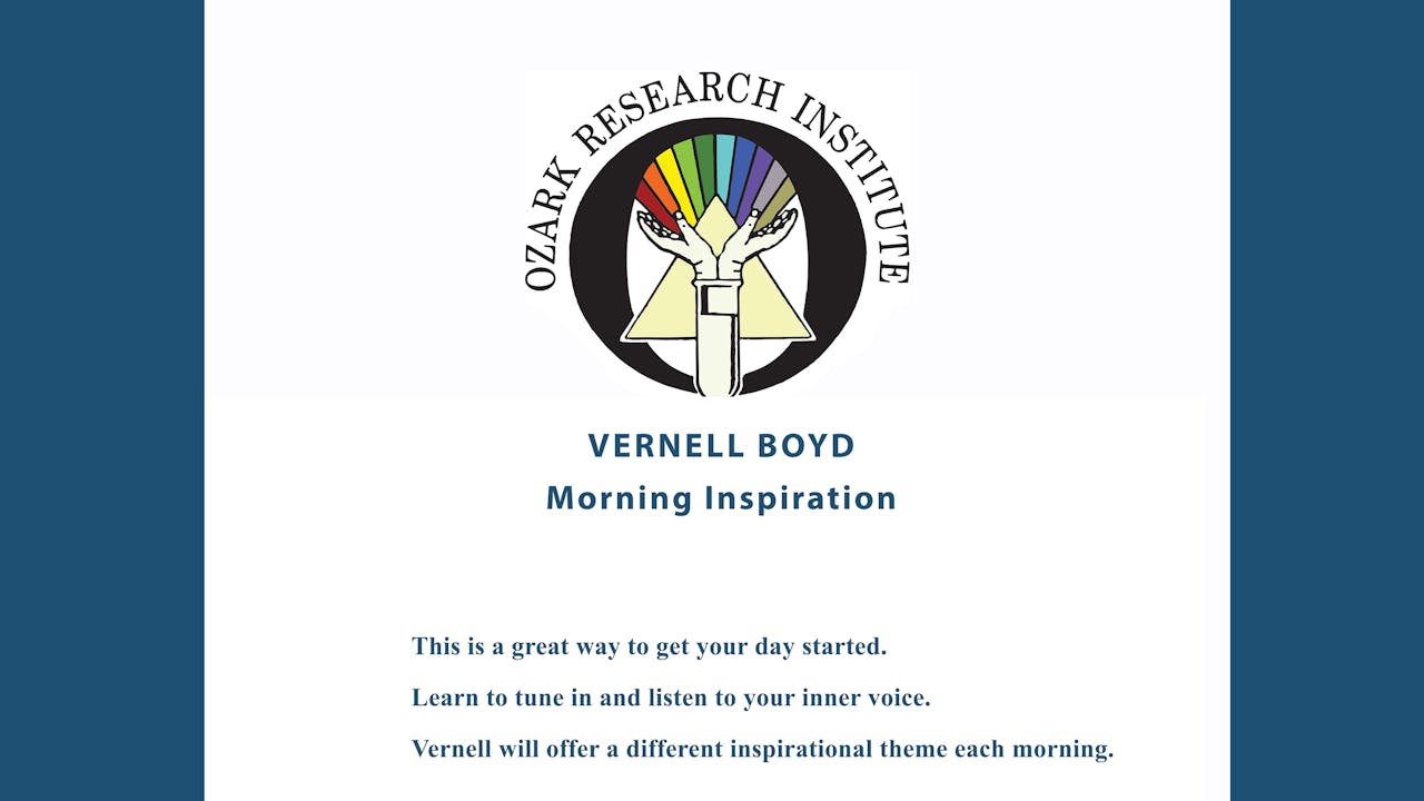 Vernell Boyd - Morning Inspiration