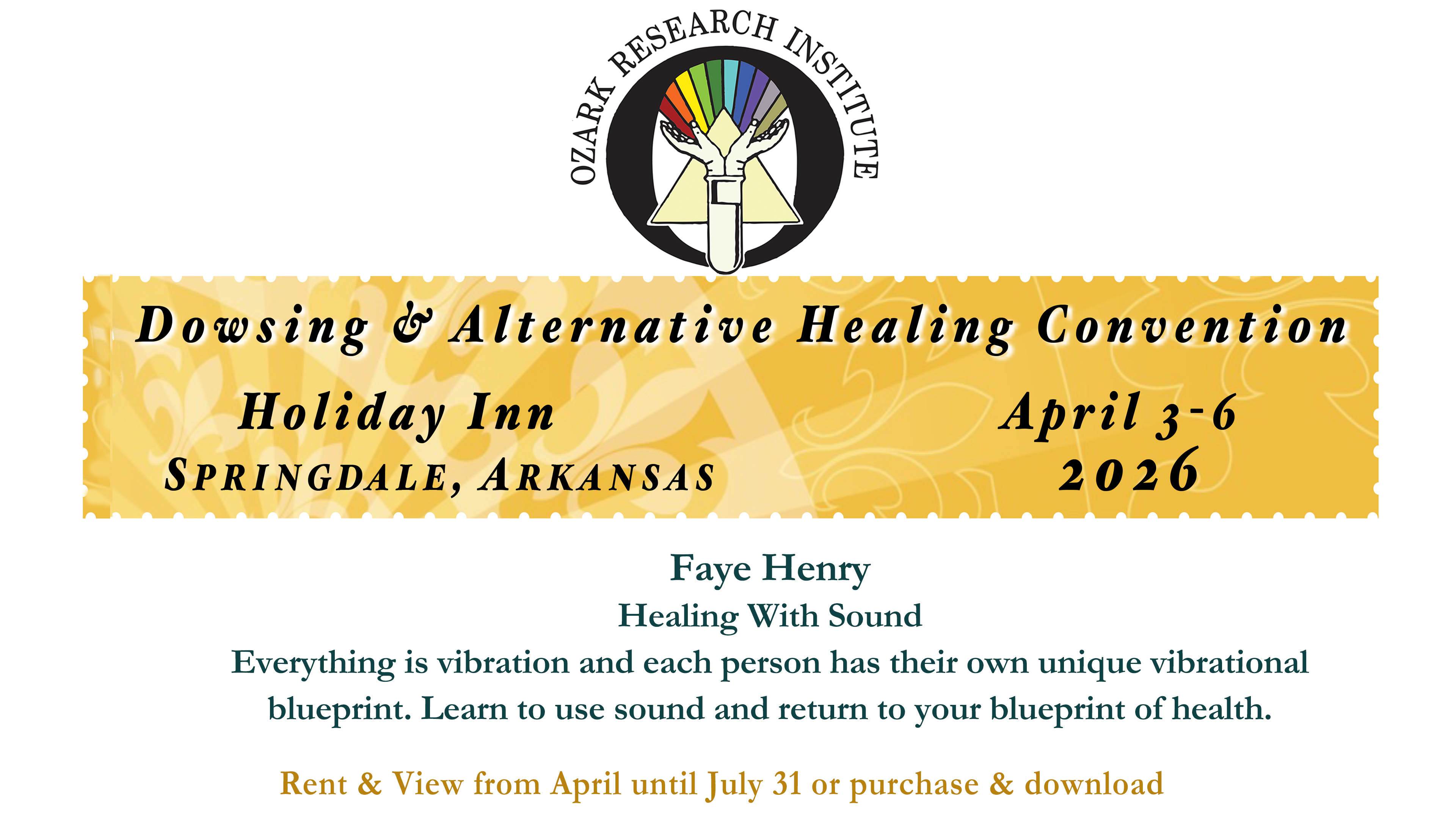 Faye Henry Healing with Sound