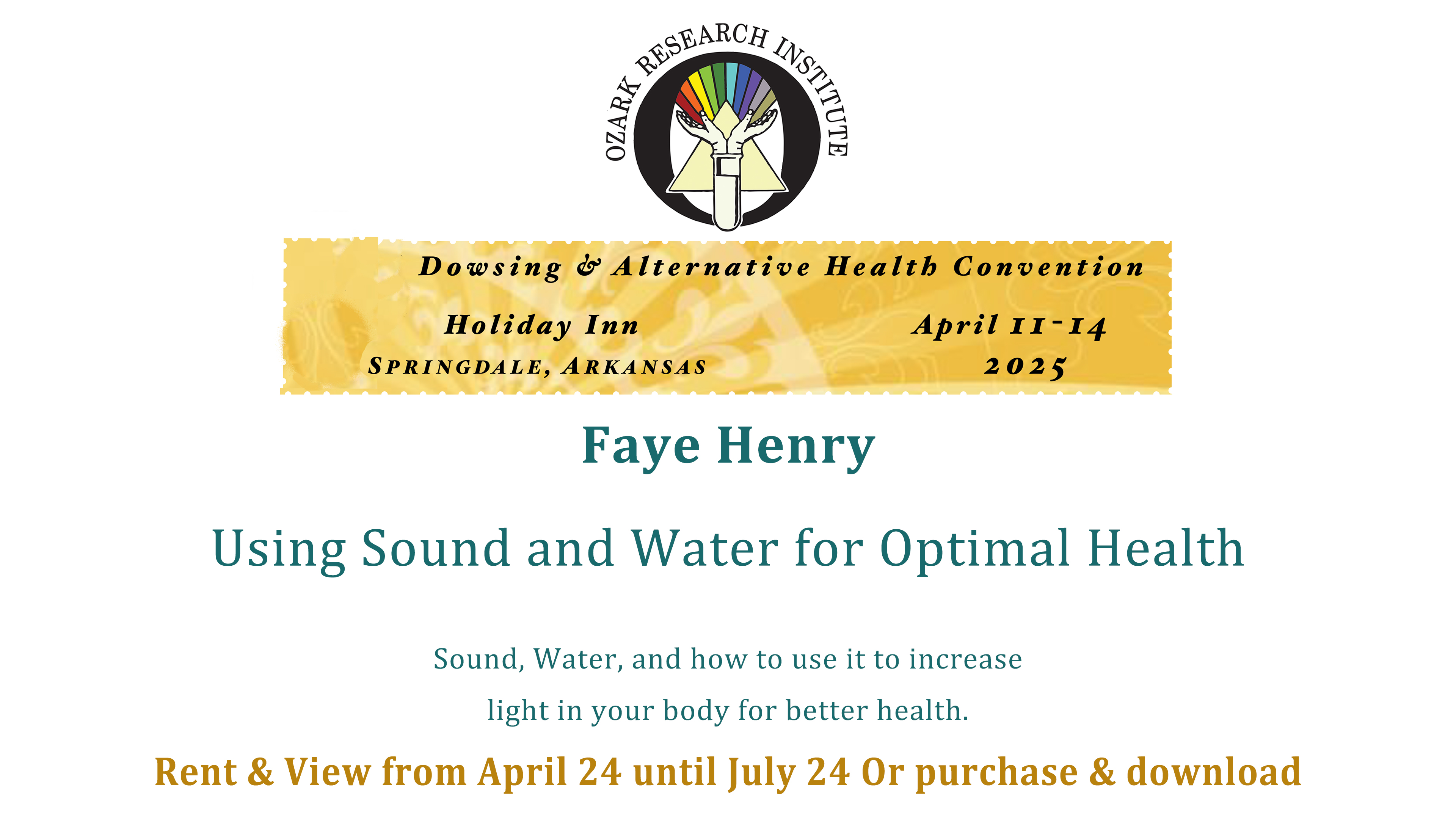 Faye Henry Using Sound and Water for Optimal Health with Gongs
