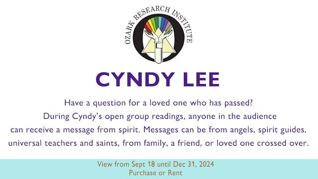 Cyndy (Green) Lee - Angel Messages