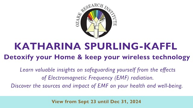 Katharina Spurling -  Detoxify your home and keep your wireless technology