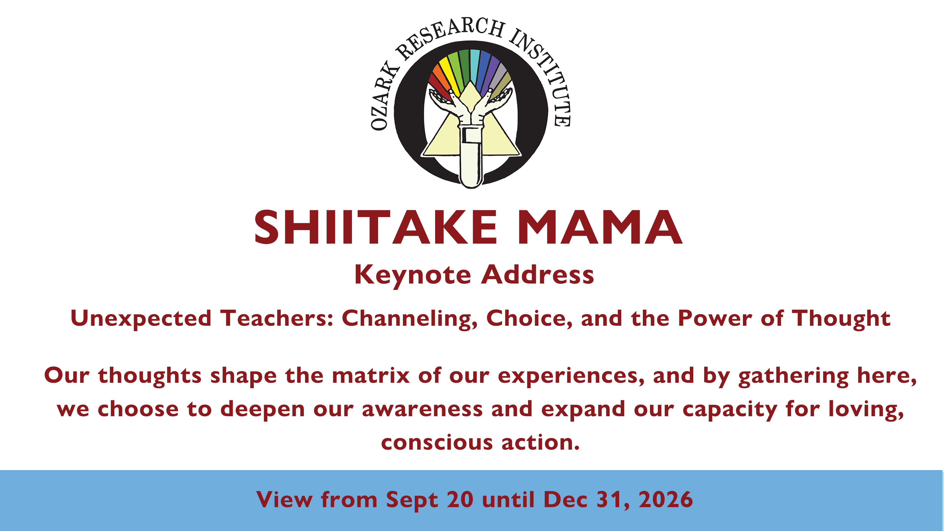 Shiitake Mama Keynote
