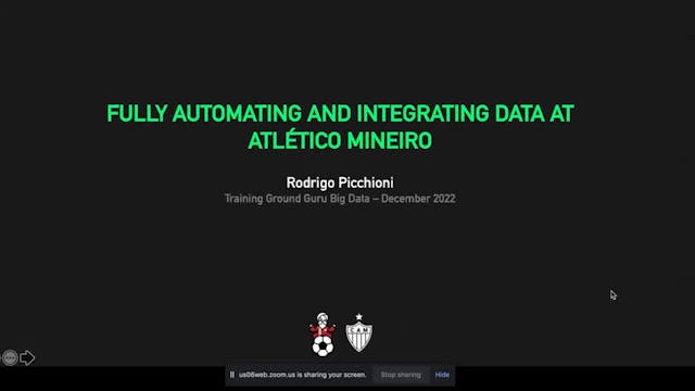 Rodrigo Picchioni: Fully Automating And Integrating Data At Atletico Mineiro