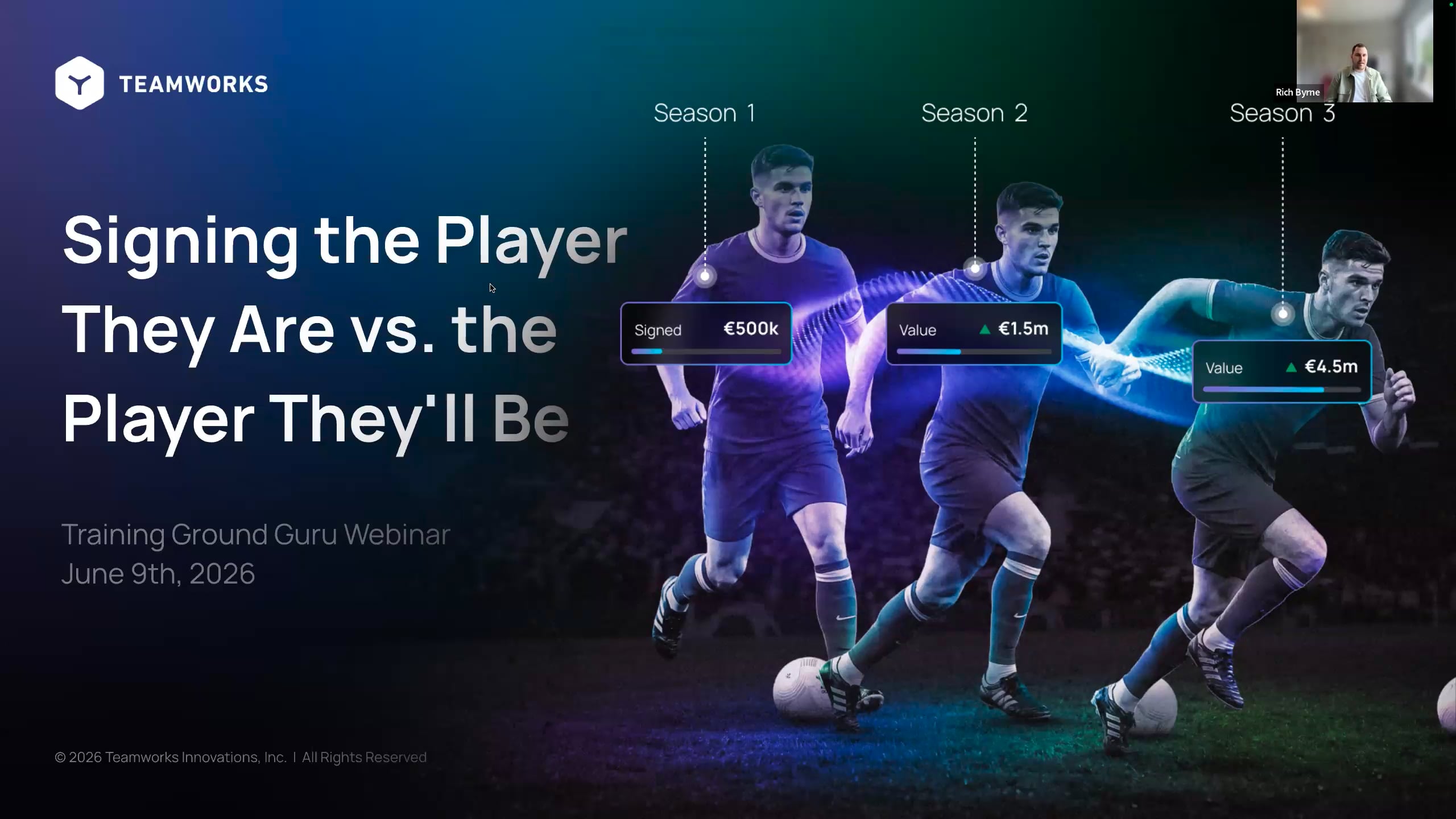 Teamworks: Signing the player they are vs the player they'll be