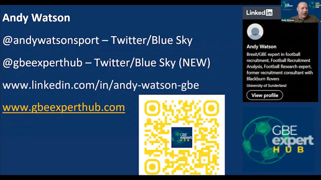 Andy Watson: How to use GBE to your advantage