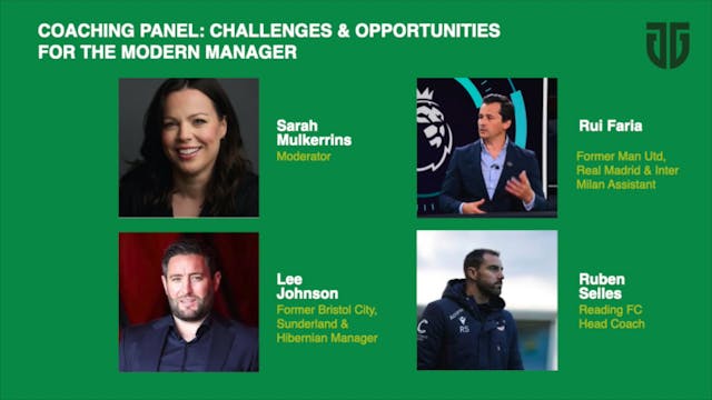Coaching panel: Challenges and opport...