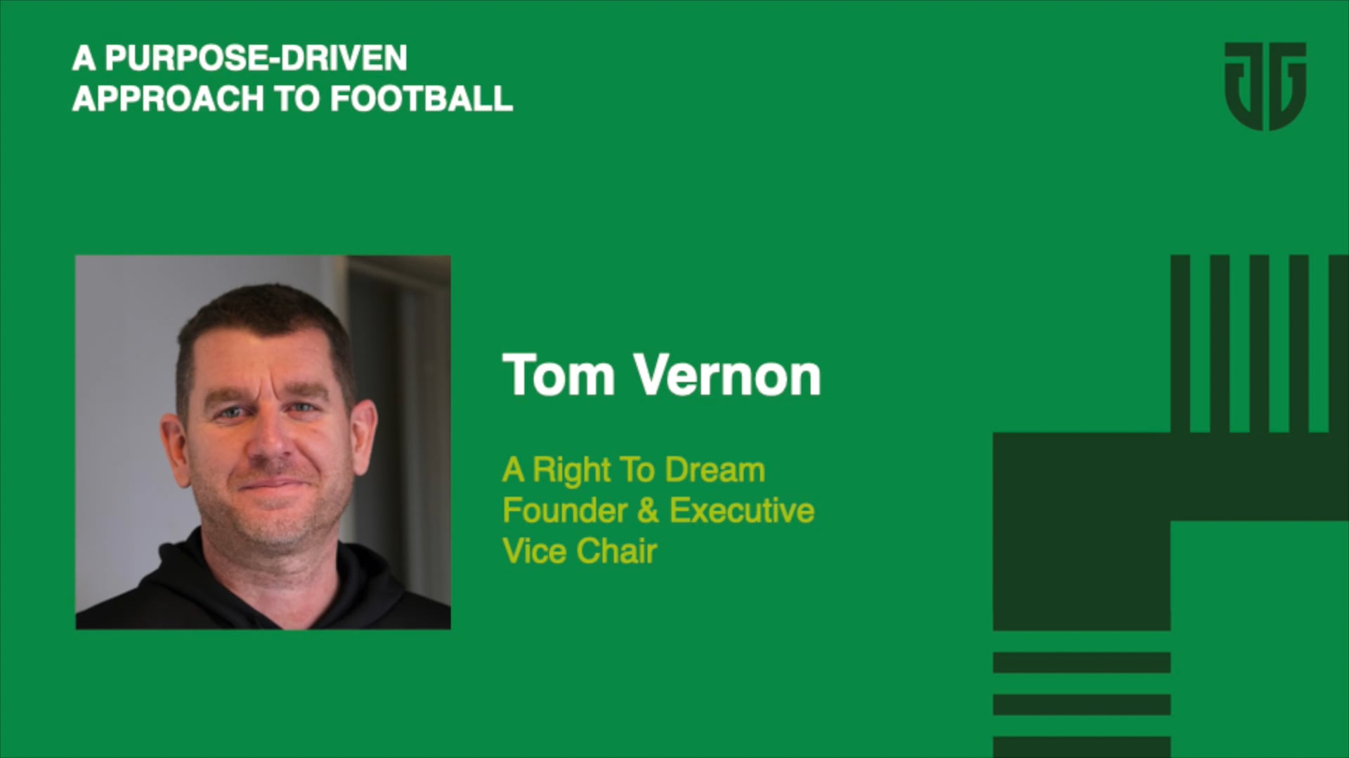 Tom Vernon: A purpose-driven approach to football