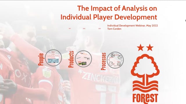 Tom Corden: Impact Of Analysis On Individual Player Development