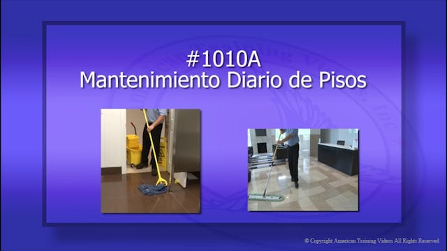 1010a Mantenimiento Diario de Pisos