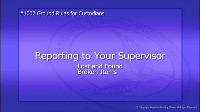 Reporting to Your Supervisor