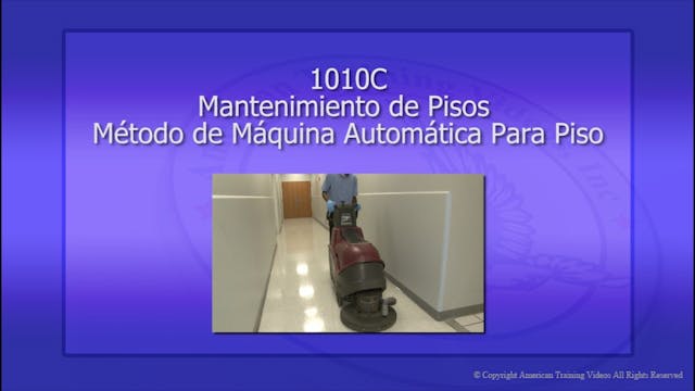 1010C Mantenimiento de Pisos
