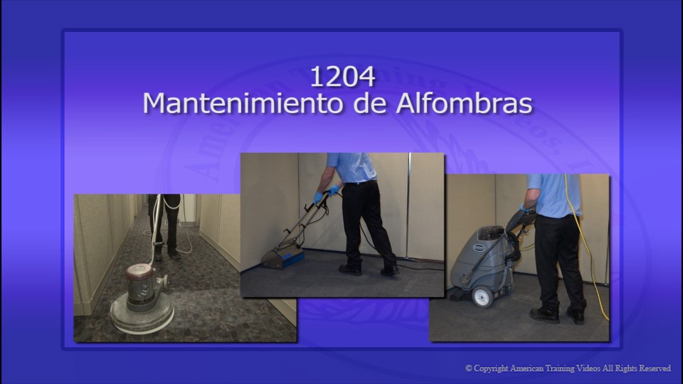 1204 Mantenimiento de Alfombras