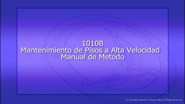 1010b Mantenimiento de Pisos