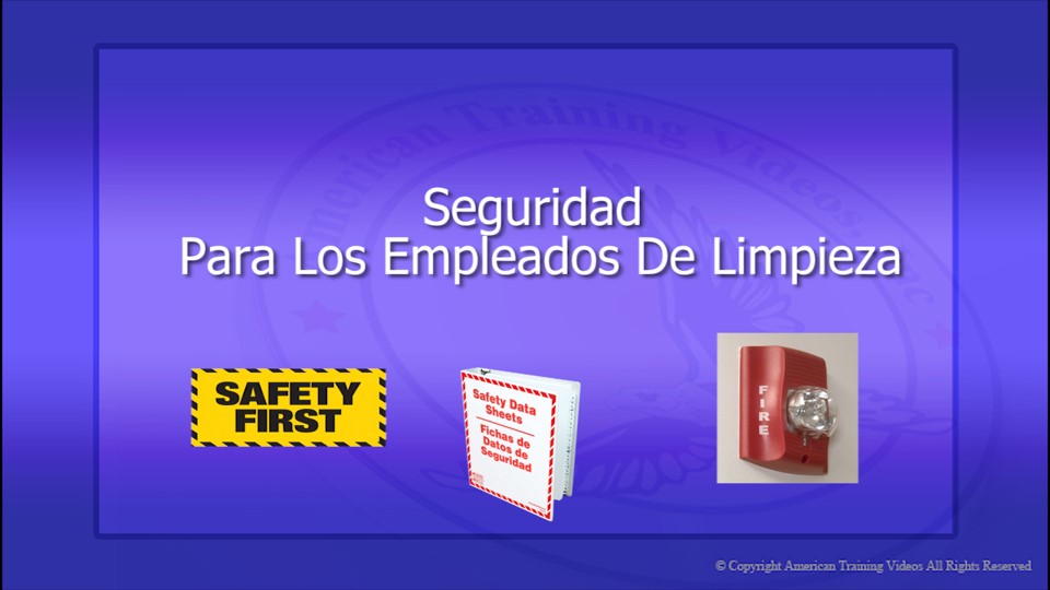 1003 Seguridad Para los Empleados de Limpieza