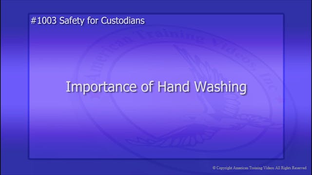 Importance of Hand Washing