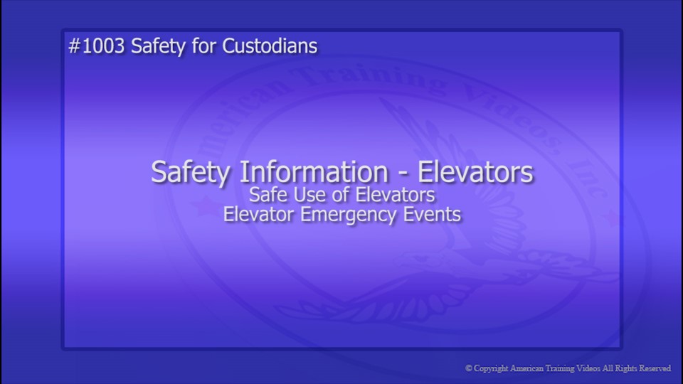 Safe Use of Elevators