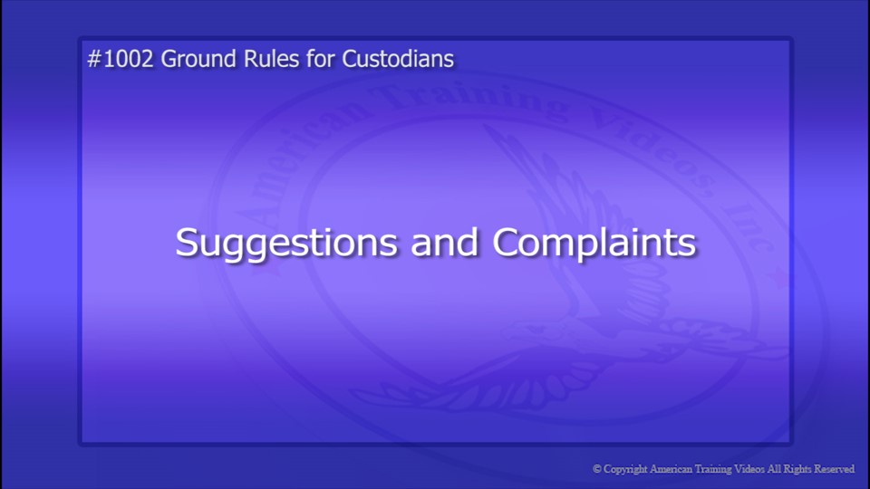 Suggestions and Complaints