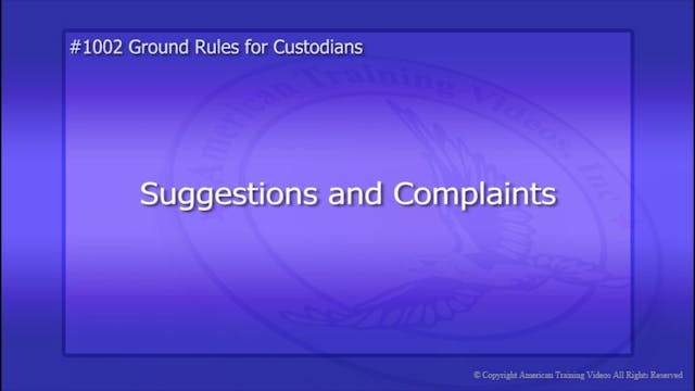 Suggestions and Complaints