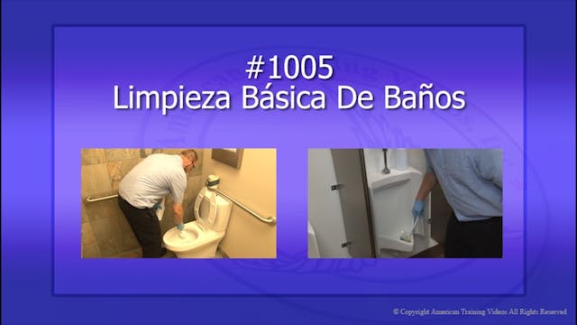 #1005 Limpieza Básica De Baños