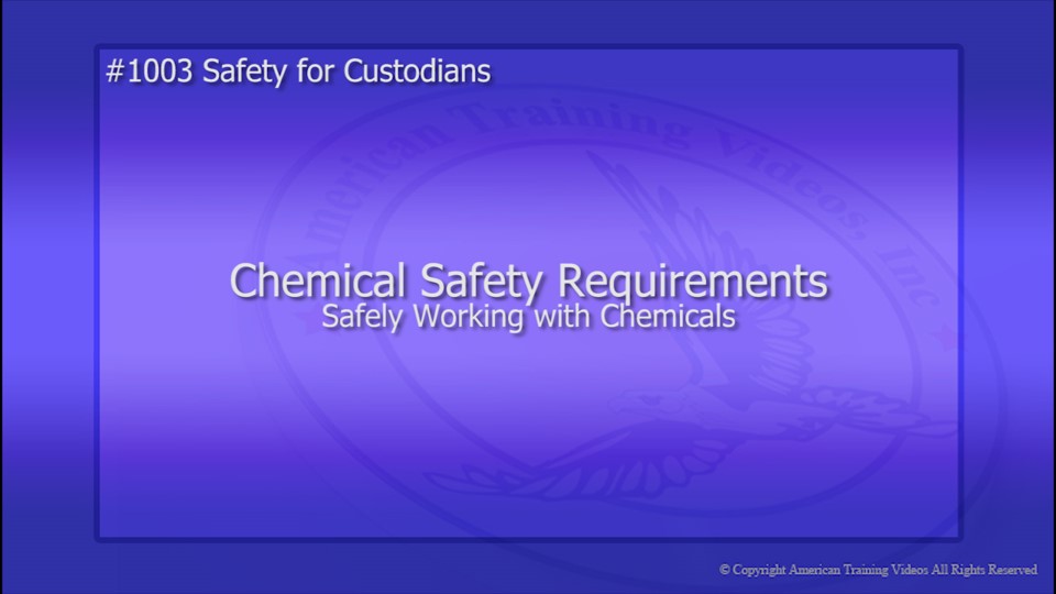 Safely Working with Chemicals