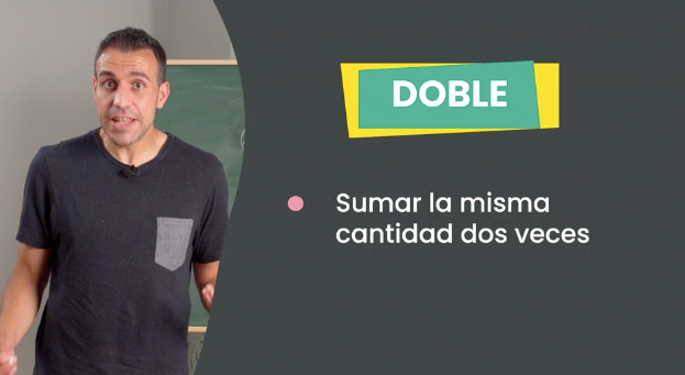 2ºPrim. Mates. Calcula el doble y la mitad. Vídeo 