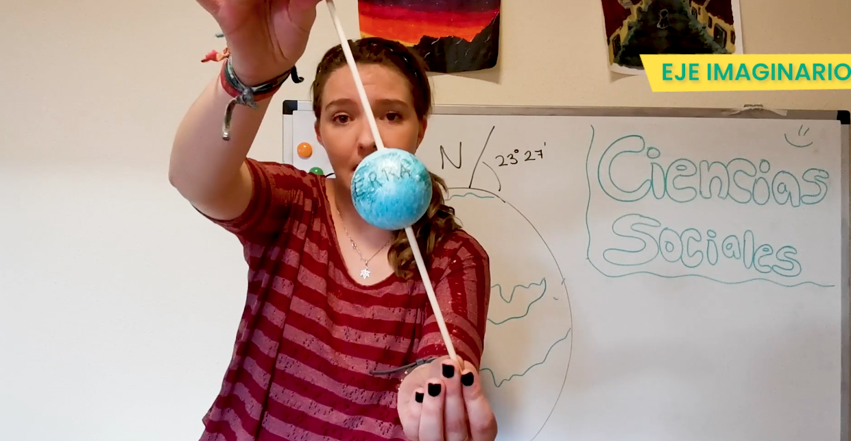 4º Prim. CCSS. Eje de la Tierra y los Polos. Vídeo