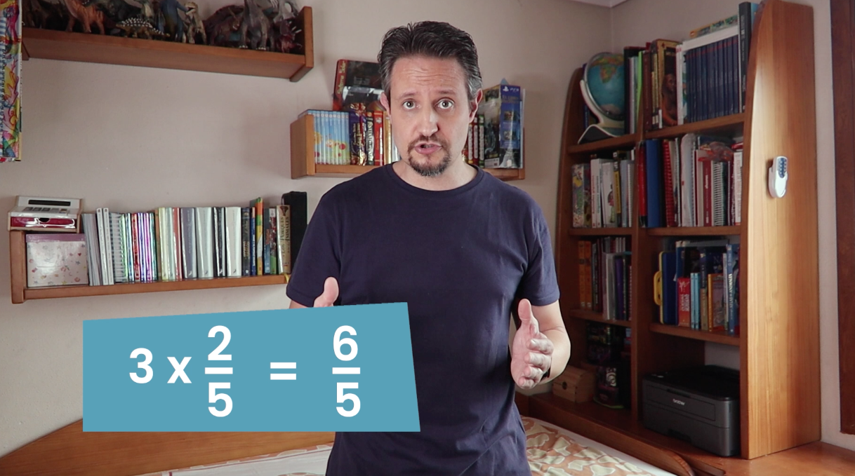 6ºPrim. Mates. Fracción por un número. Vídeo