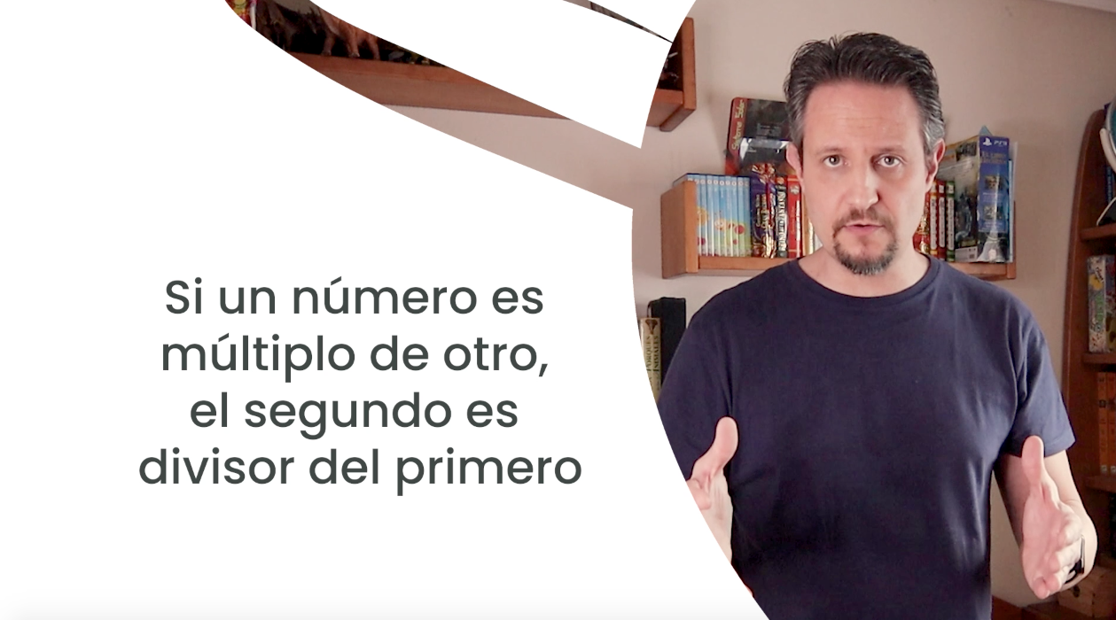 5ºPrim. Mates. Relaciones "divisor de" y "múltiplo de". Vídeo