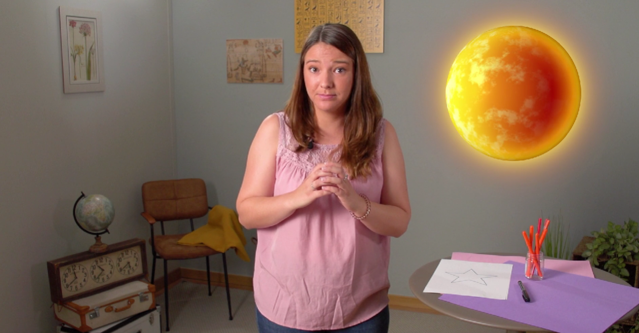  1-й початковий клас CCSS. Сонце як центр Сонячної системи. Відео