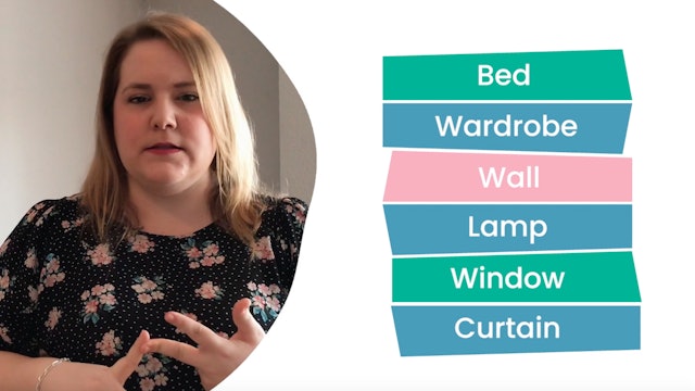 Challenge: Tour guide of your bedroom